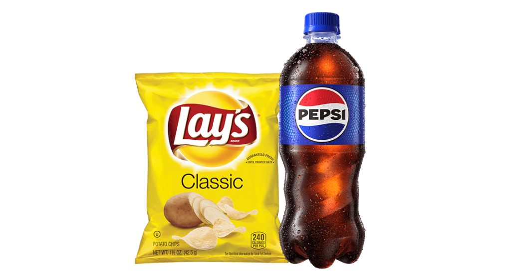 Jersey Mike's 20oz Bottled Soda & Chips